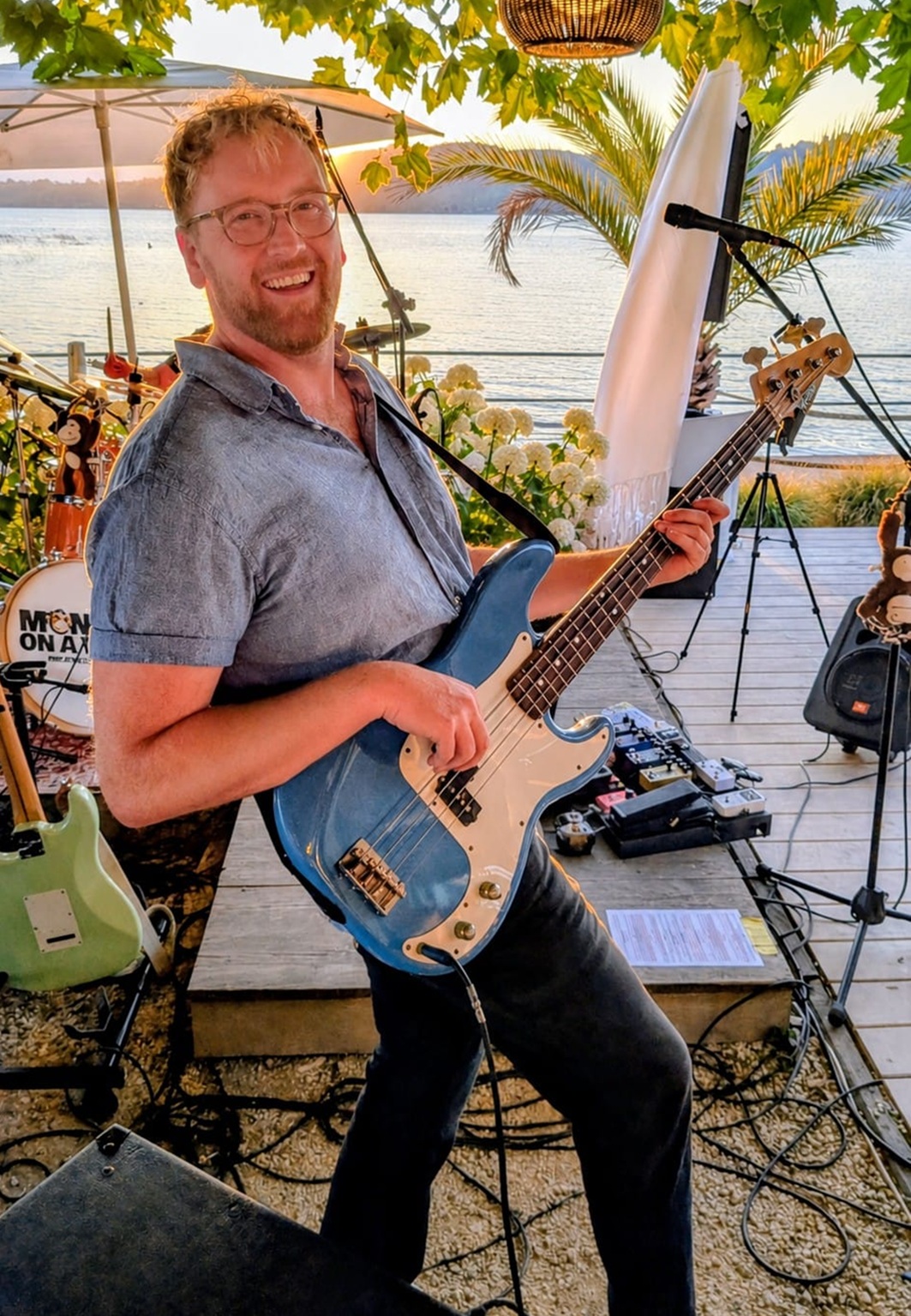 Kevin am Bass